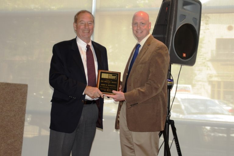 2012 Haller Award Presented to John G. Tawresey