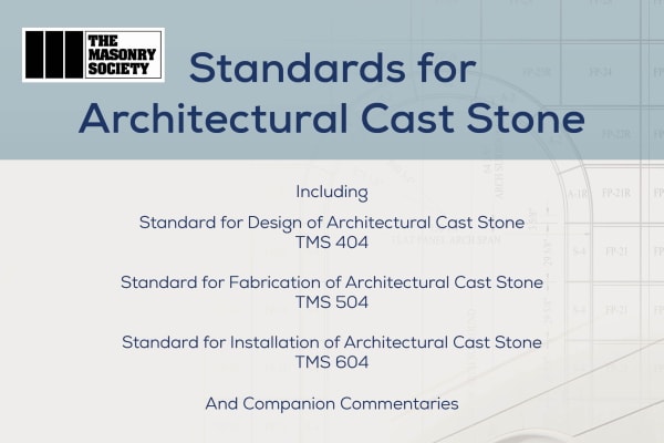 Public Comment Period for Revised Cast Stone Standards Open through January 30, 2023